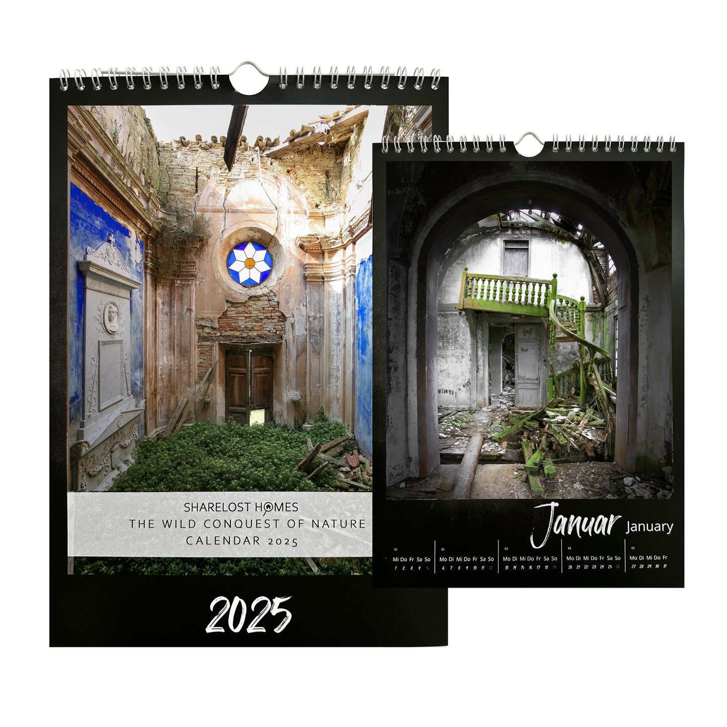 Abandoned Places - Nature Decay Calendar 2025
